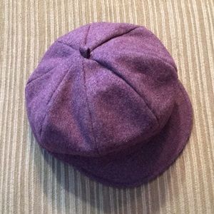 Plum wool hat